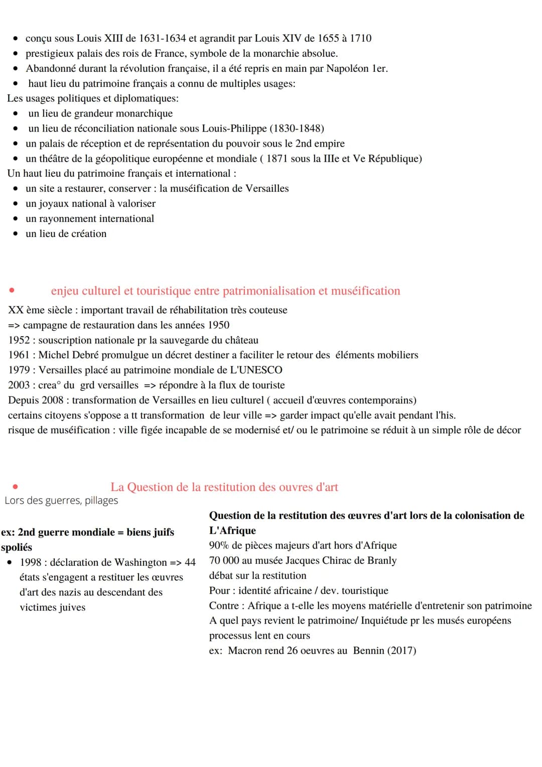 Identifier, protéger et valoriser le patrimoine
Usage sociaux et politiques du patrimoine
Axe1
Patrimoine = construction social => rassemble
