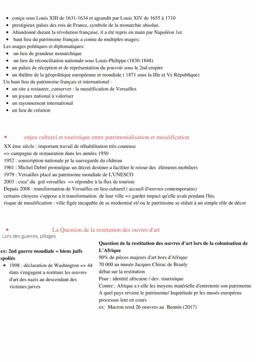 Identifier, protéger et valoriser le patrimoine
Usage sociaux et politiques du patrimoine
Axe1
Patrimoine = construction social => rassemble