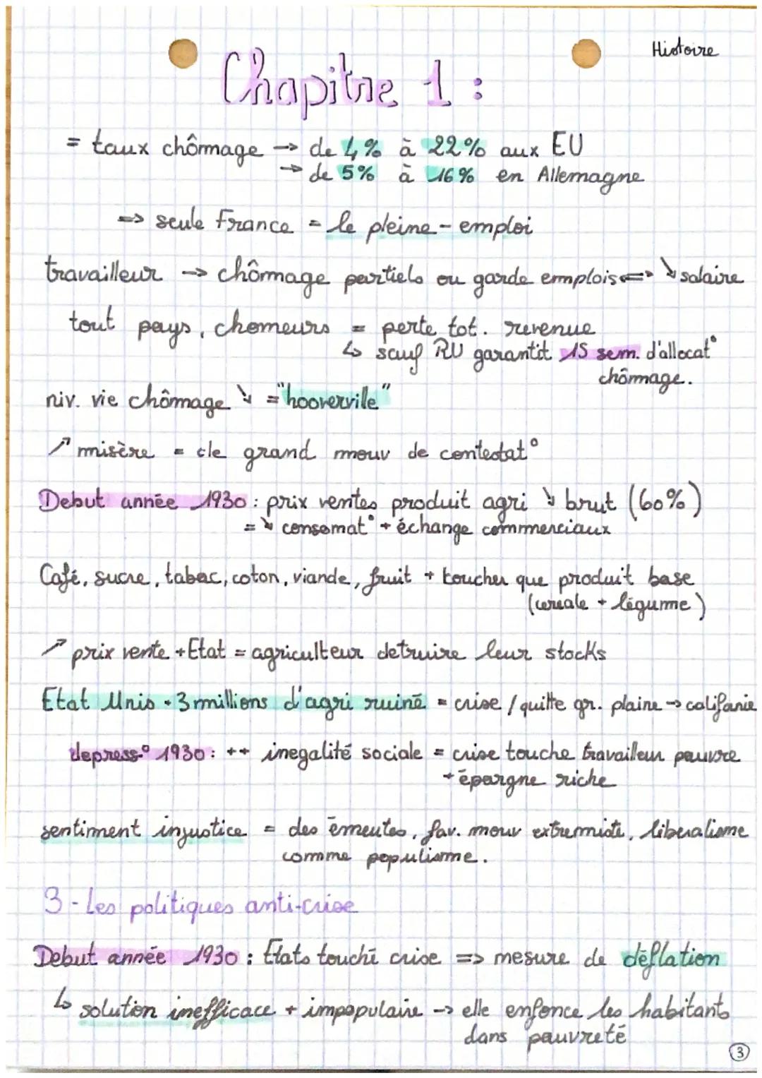 Debut
Chapitre 1:
l'impact de la crise de 1929
évolut économie suit alternance
hoissance + depression
contemporaine
epeque
1926-1929
=
1-D'u