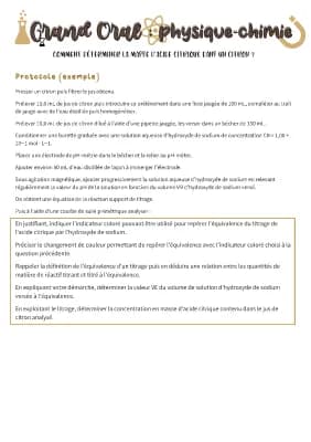 Know Sujet Grand Oral : physique-chimie thumbnail