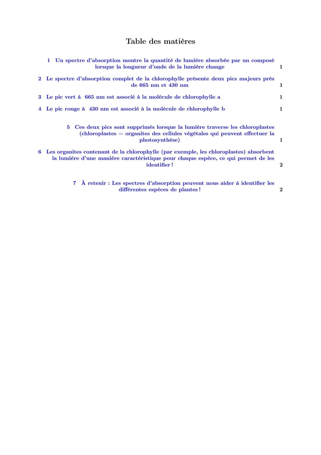 LYCEE GENERAL ET TECHNOLOGIQUE LA BRUYERE
Corrigé ECE: Spectre d'absorption d'une
solution de chlorophylle brute
AFFICHARD-PIERRI Gaëtan: ga