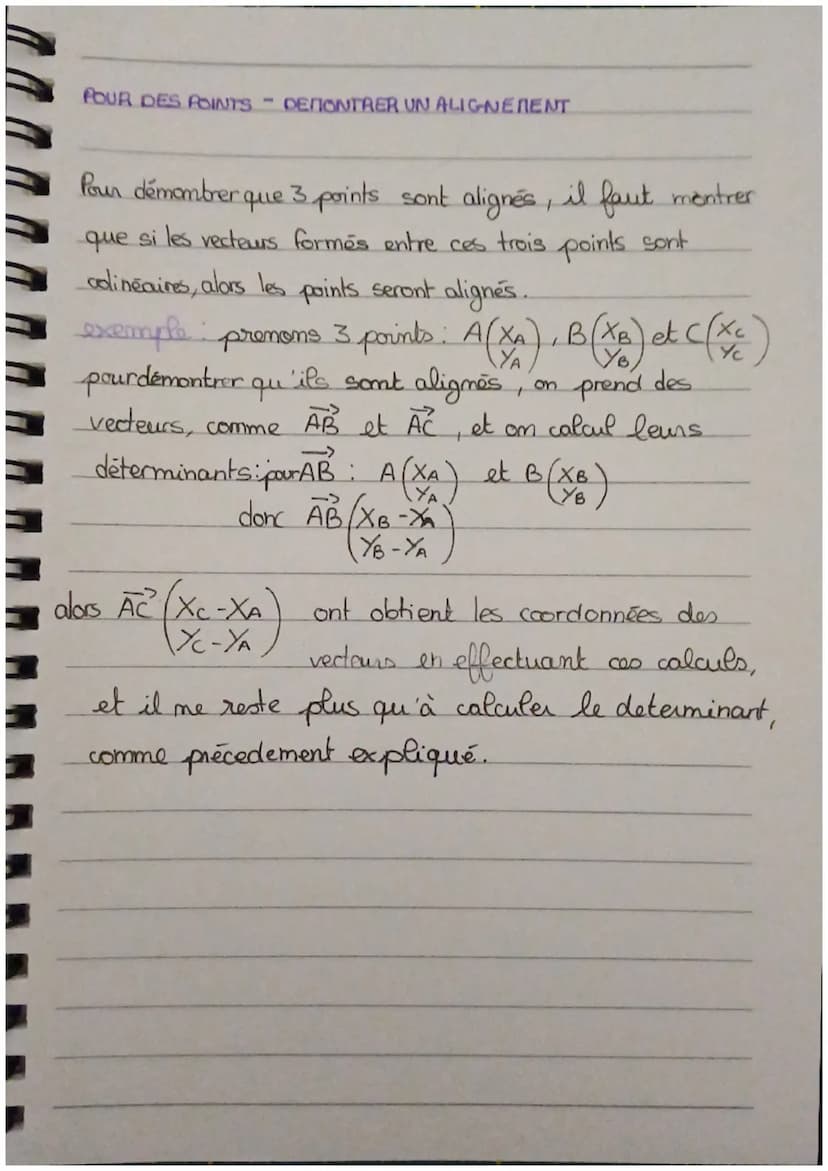 Maths
colinearité de vecteurs
LE VECTEUR
Un vecteur est une grandeur
qui a une direction et une
longueur. Il est souvent
représenté par une 