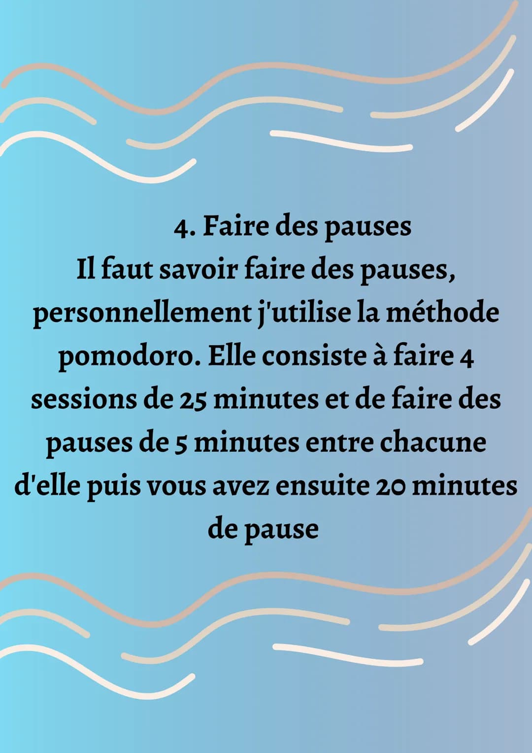 Comment être productif ?
<3 1. Faire un
planning
Le planning c'est le
B.A BA de
l'organisation,moi
personnellement
j'utilise un
planning
sem