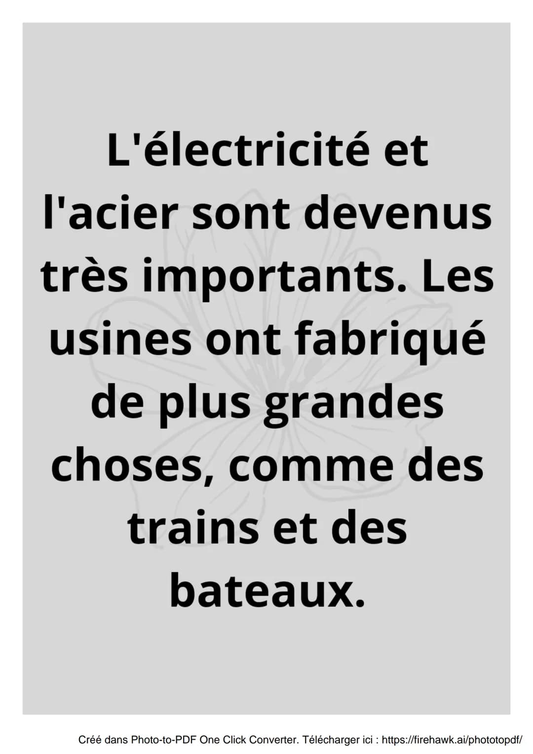La Révolution
Industrielle
|||||||
00
Créé dans Photo-to-PDF One Click Converter. Télécharger ici : https://firehawk.ai/phototopdf/ La Révol