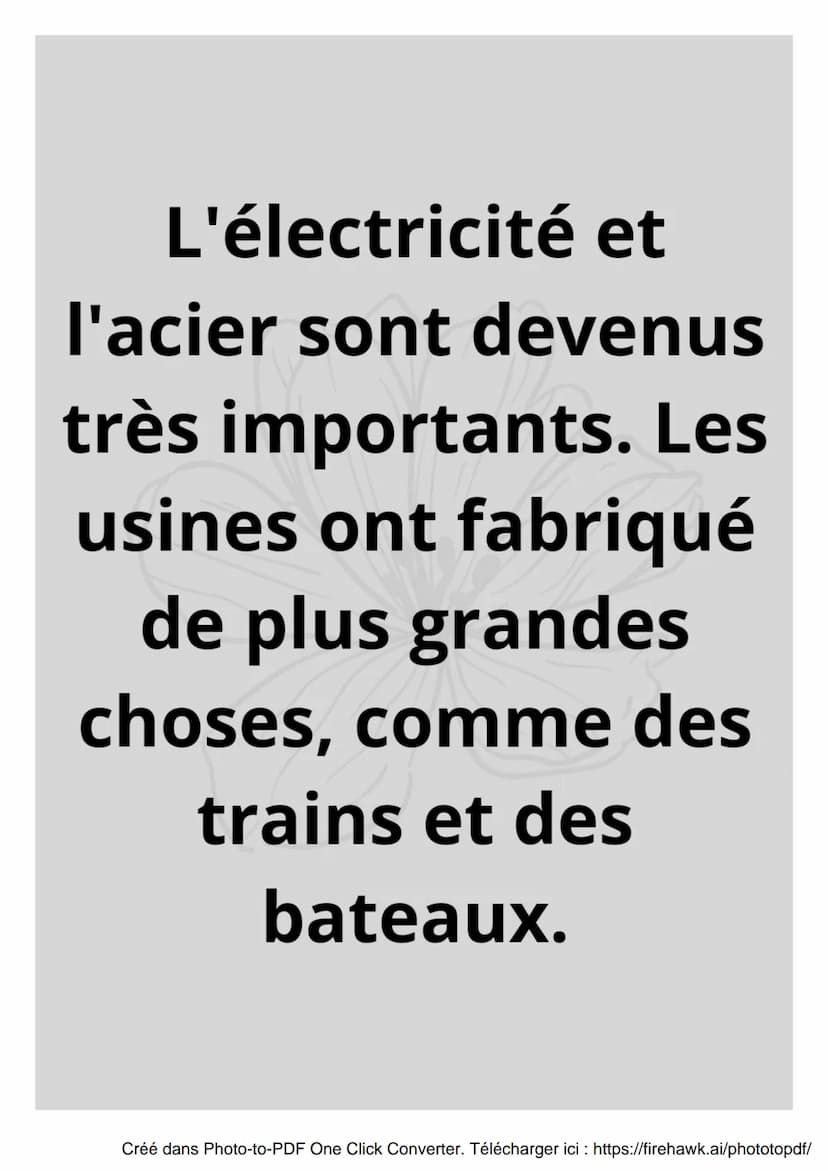 La Révolution
Industrielle
|||||||
00
Créé dans Photo-to-PDF One Click Converter. Télécharger ici : https://firehawk.ai/phototopdf/ La Révol