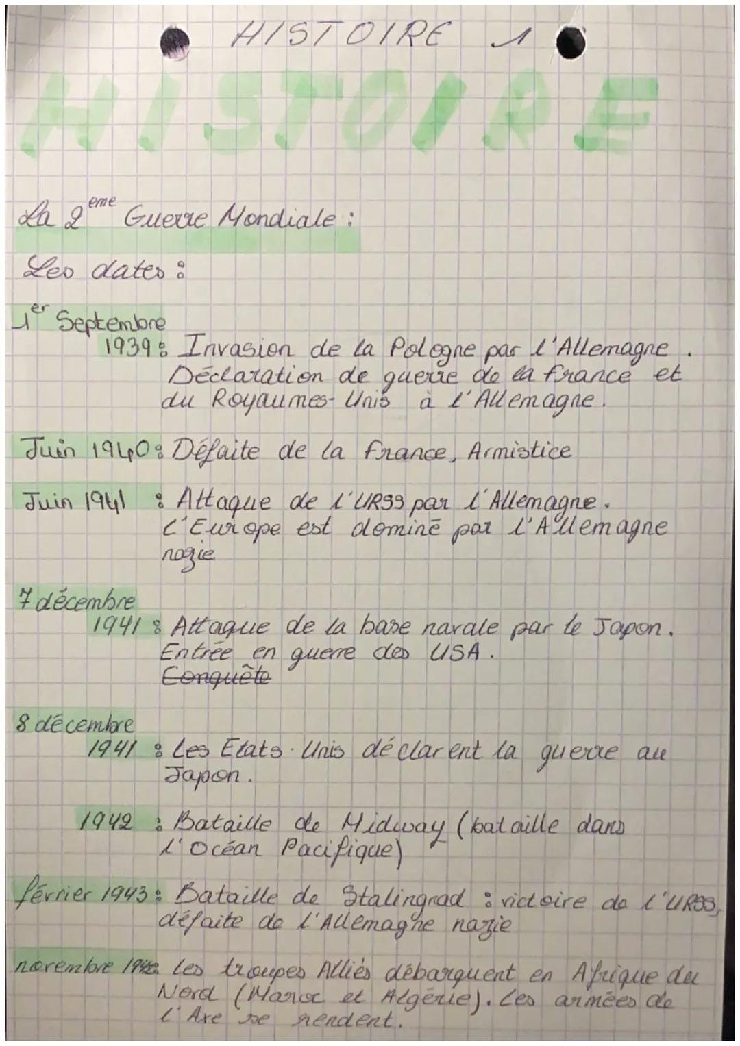 # histoire

8 mai
1945: Capitulation de l'Allemagne, fin de la
guerre en Europe.

6-9 août
19453 bombardements atomiques sur Hiroshima
et Na