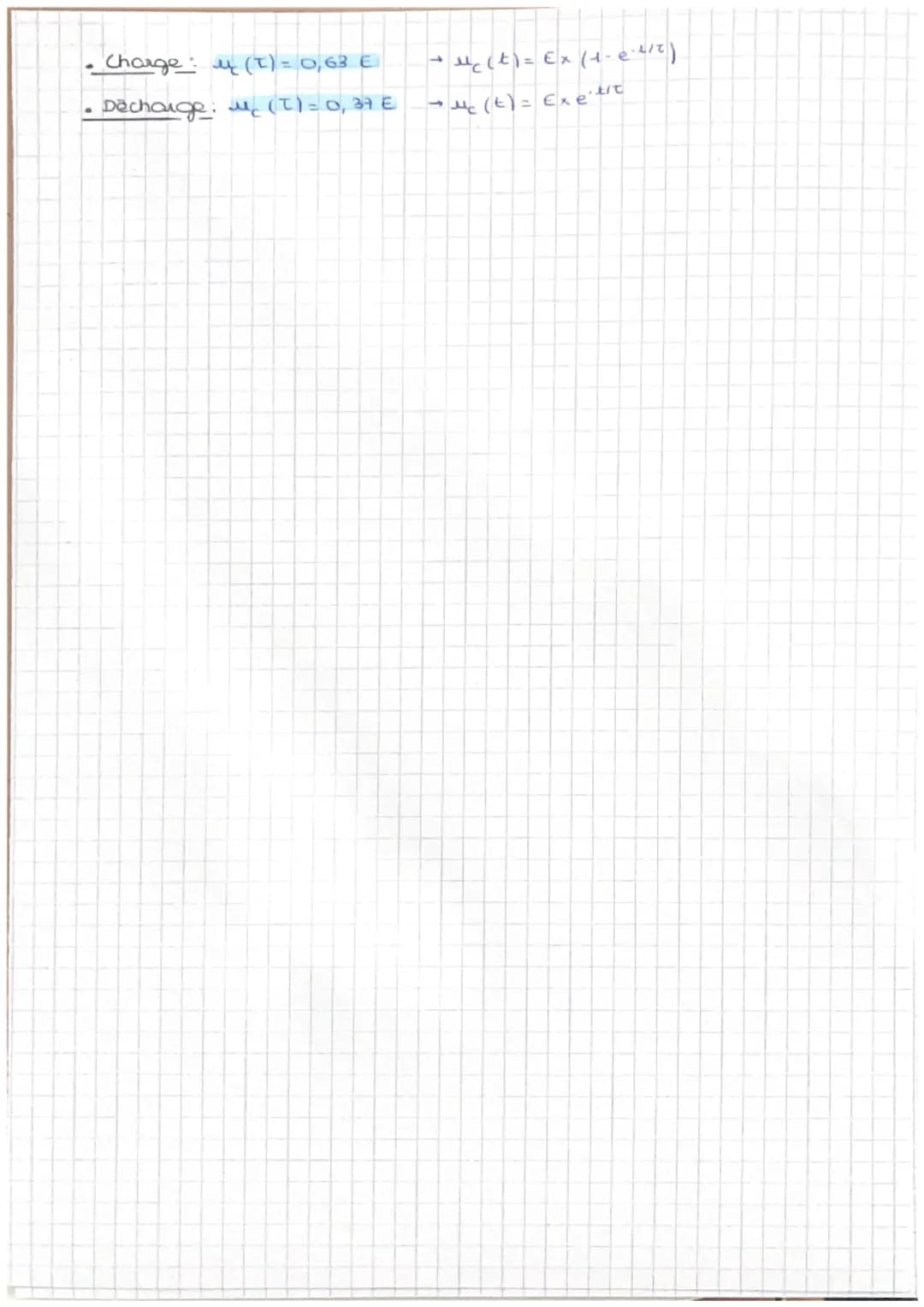 8
PHYSIQUE
Circuit électrique RC
I-L'intensité du courant électrique
Intensité constante I: En courant continu & au cours du temps.
H= Q
ΔΕ
