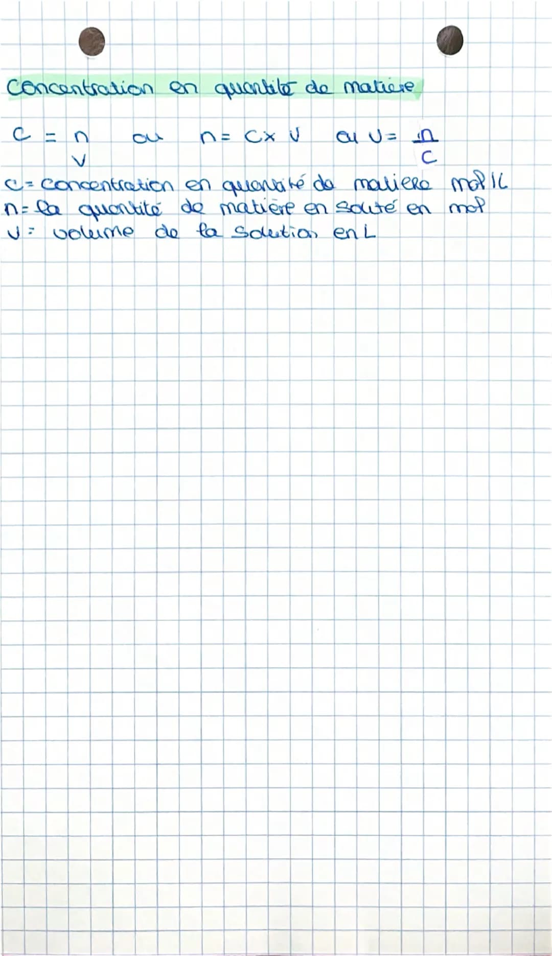 Formule Chinia
masse mofaire
exemple: M (H₂ PQ₄⁻) = 2xM(H)+ 1xM(P) + 4x M[0]
= (2x3,01+ x31,0)+(4x16,0)
= 97 g.mol⁻¹
formule boute: compter 