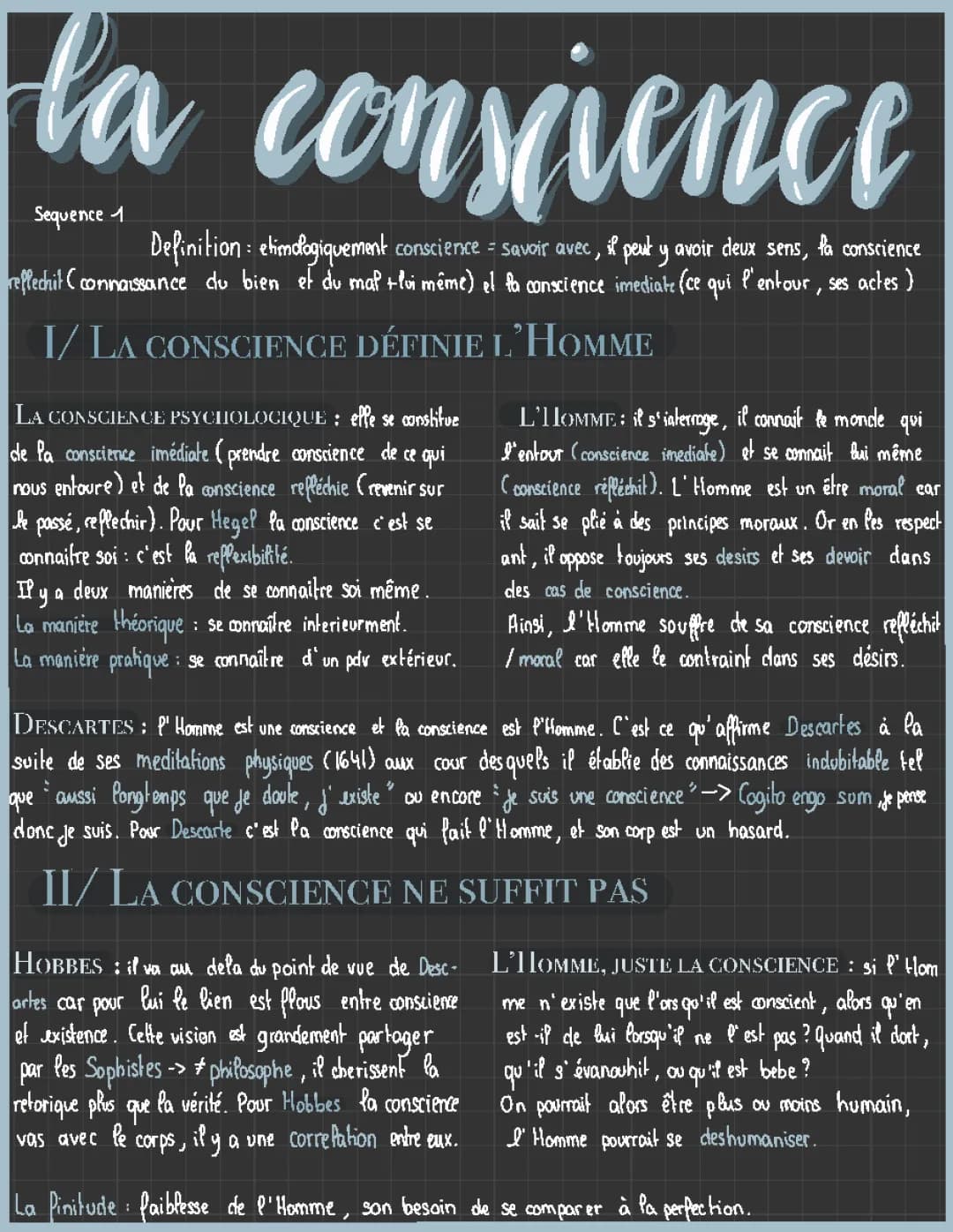 la conscience 