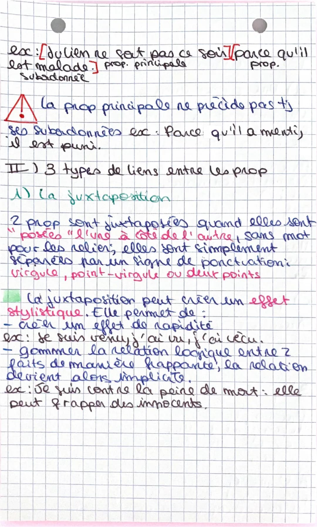 PROPOSITIONS
I) les différentes types de proposition
1) Une proposition
Une proposition est un groupe de mots
organise autour d'un verbe (In
