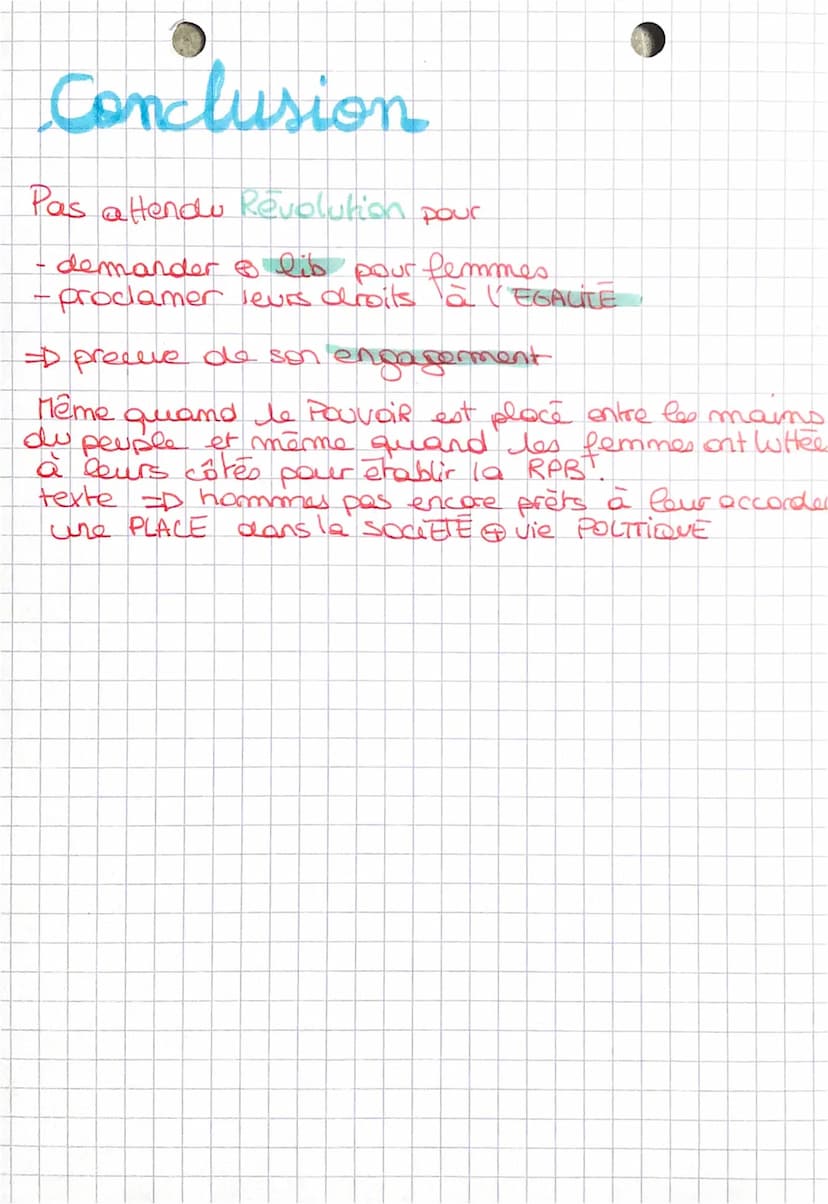 FRANCAIS
biologique & pol
I la justification du projet
DU
S
BAC
C
texte 1
Olympe de Gouges - la DDFC" Extrait to
Apposition L.A. « représent