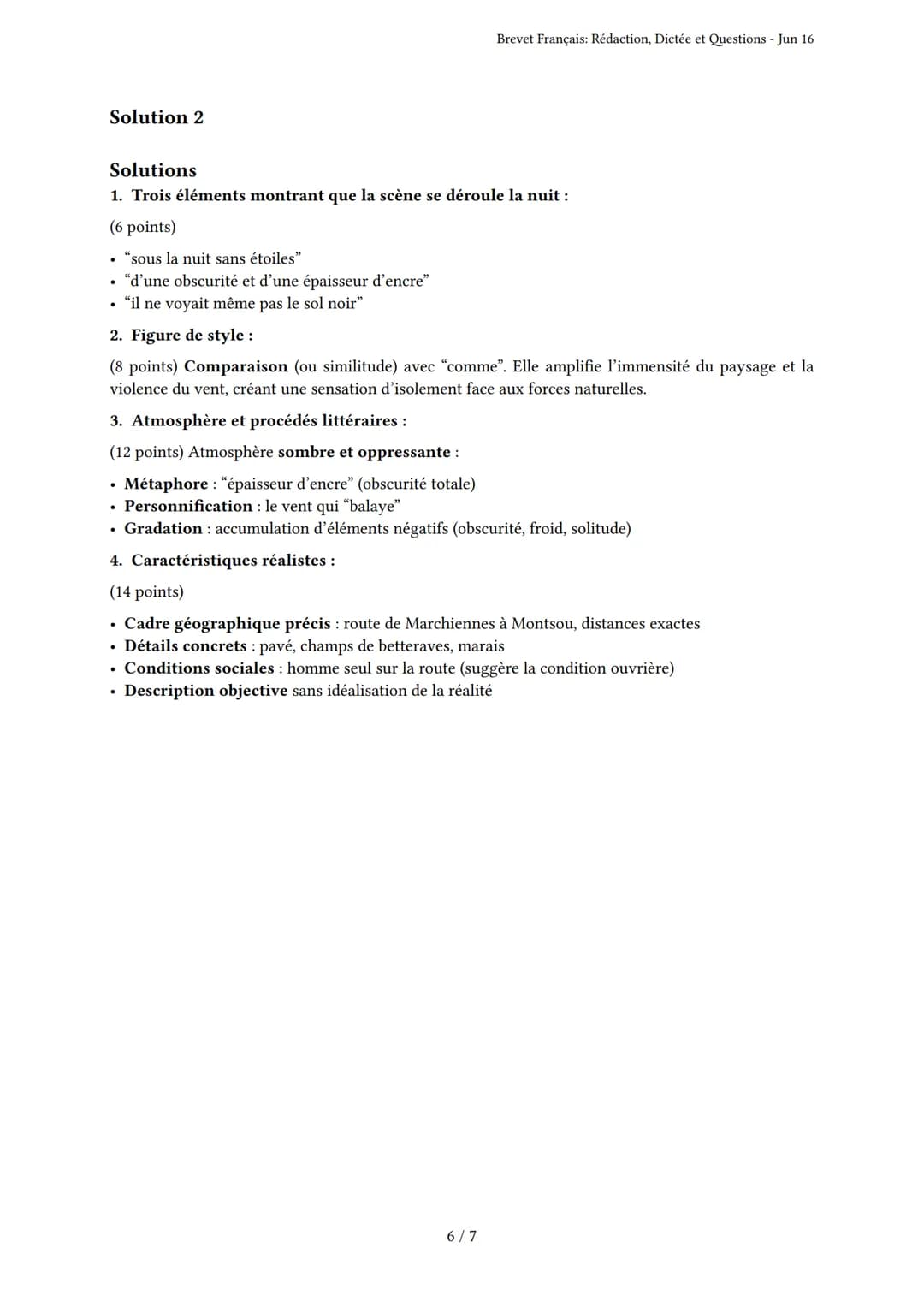 Brevet Français: Rédaction, Dictée et Questions
Brevet
Généré par Paloma Philippot - Jun 16
Description: Évaluation des compétences en rédac