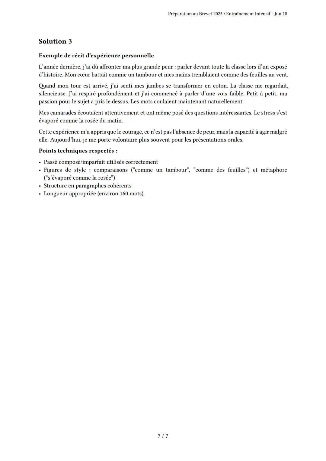 Préparation au Brevet 2025: Entraînement Intensif
Brevet
Généré par Léna Thirion Rutyna - Jun 18
Description: Ce test évalue les compétences