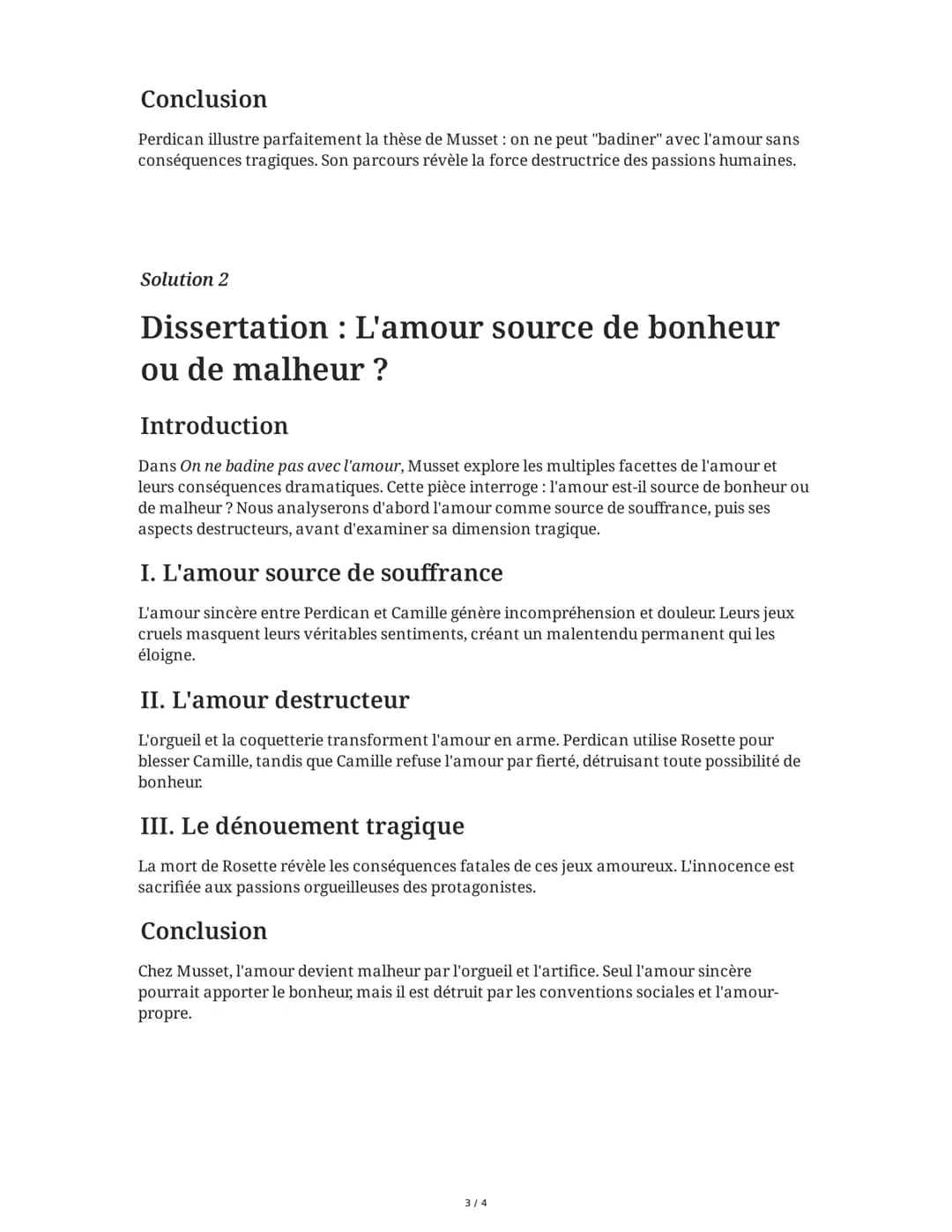 11 June 2025
Dissertations sur << On ne badine pas avec
l'amour >>
Tâche 1
Analyse littéraire - Les personnages et leurs motivations
Analyse