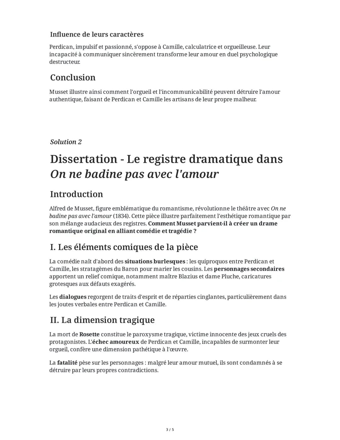 11 June 2025
Bac Blanc: On ne badine pas avec l'amour
Tâche 1
Analyse littéraire - Les personnages et leurs relations
Analysez la relation e