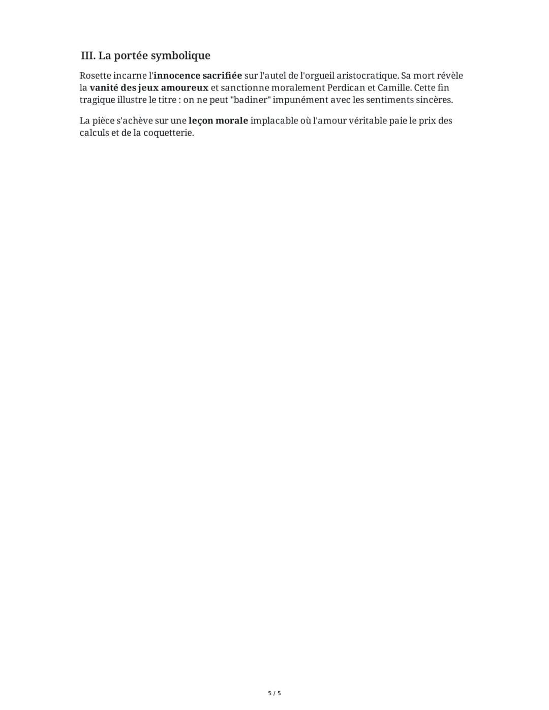 11 June 2025
Bac Blanc: On ne badine pas avec l'amour
Tâche 1
Analyse littéraire - Les personnages et leurs relations
Analysez la relation e