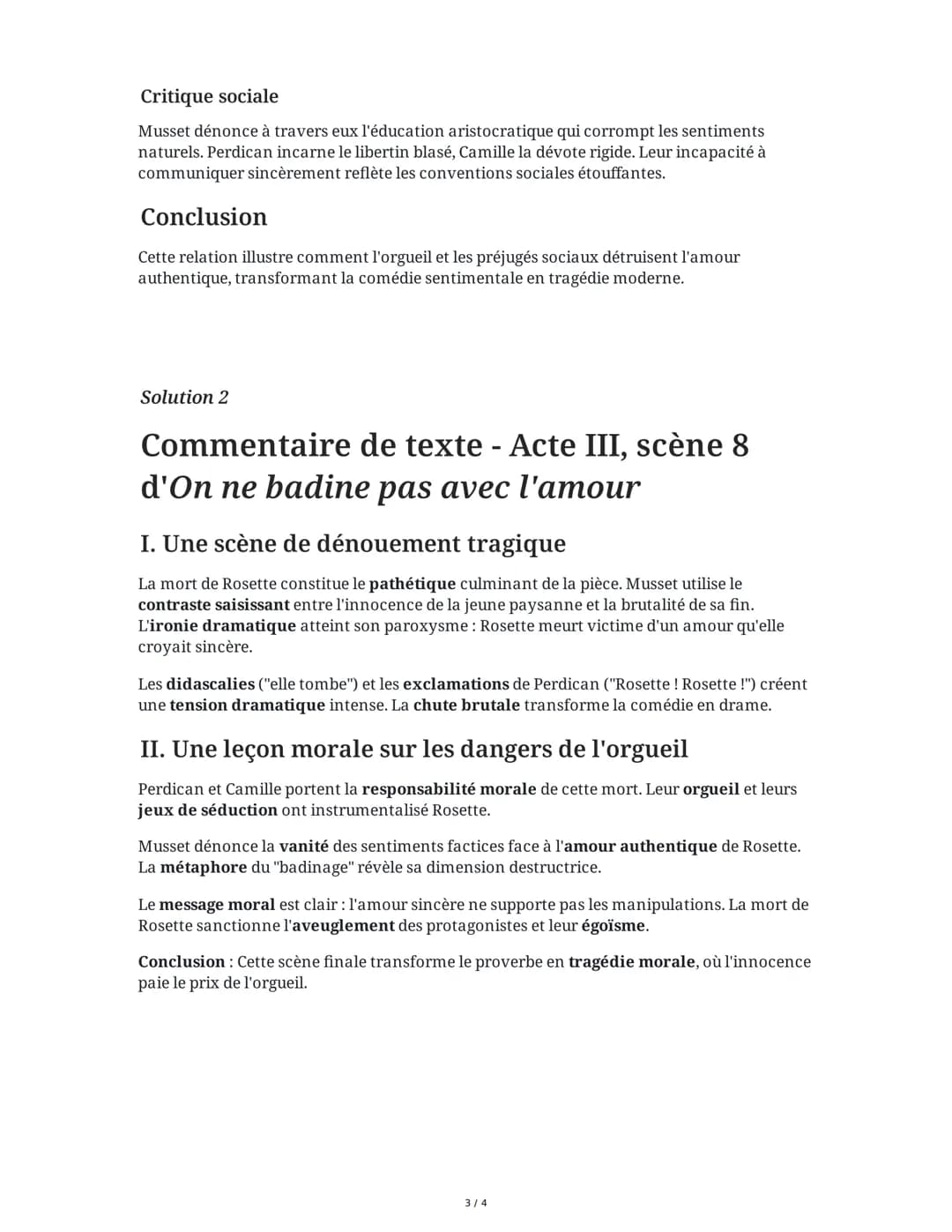 30 May 2025
Dissertation: On ne badine pas avec l'amour
Tâche 1
Analyse littéraire - Les personnages et leurs relations
Analysez la relation