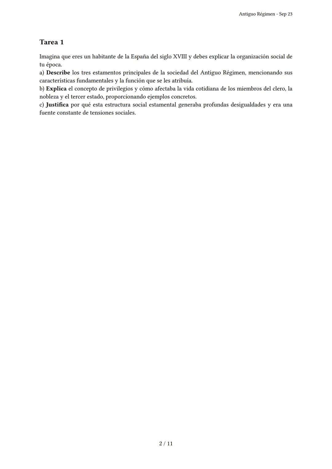 Antiguo Régimen

Generado por Knowunity - Sep 23

Descripción: Este examen cubre el Antiguo Régimen, sociedad estamental, absolutismo monárq