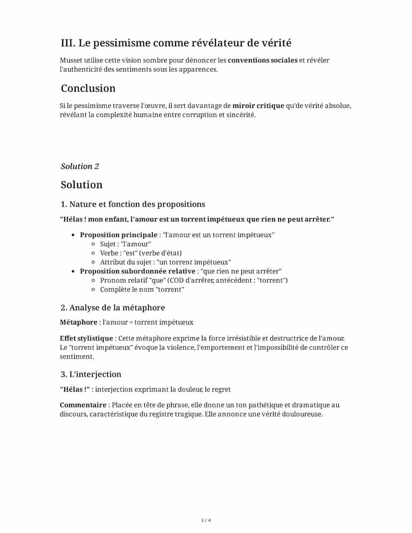 30 May 2025
Dissertation: On ne badine pas avec l'amour
Tâche 1
Dissertation littéraire (16 points)
Sujet: Dans On ne badine pas avec l'amou