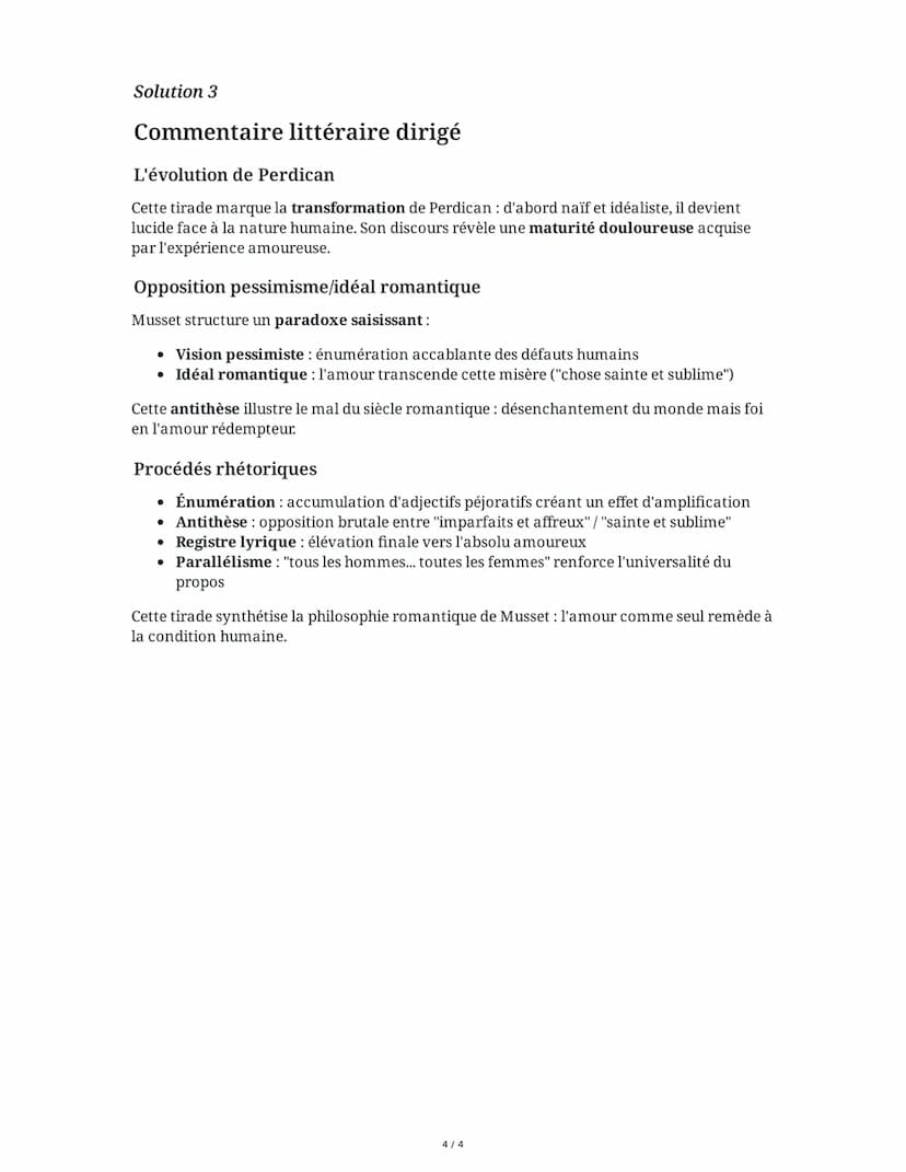 30 May 2025
Dissertation: On ne badine pas avec l'amour
Tâche 1
Dissertation littéraire (16 points)
Sujet: Dans On ne badine pas avec l'amou