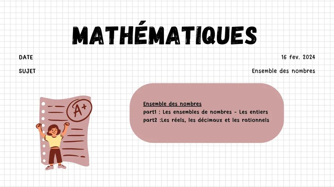 Ensemble des nombres