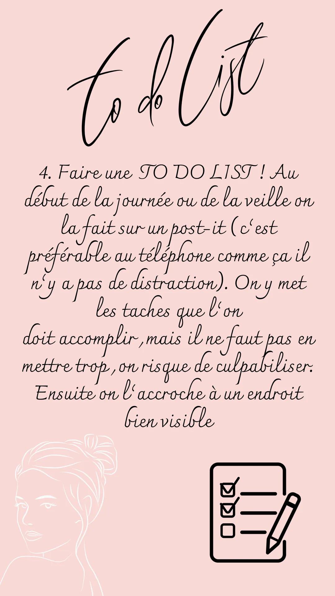 Comment être
organisé
3
Alissa_buble tea 1.
Fair un planning
Le planning c'est la base
de l'organisation moi
Personnellement .
J'etulise un