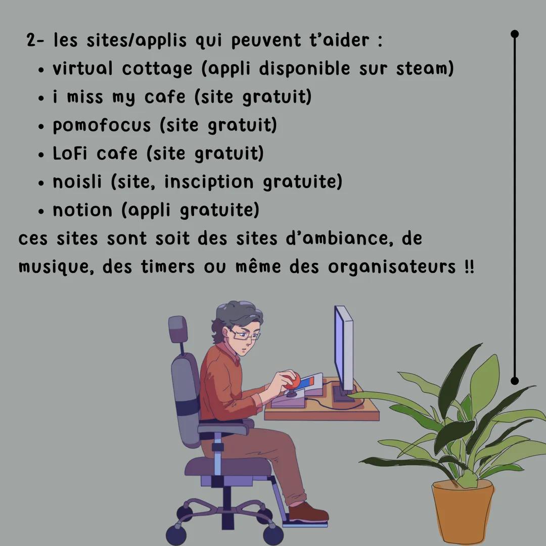 comment MIEUX
réviser, tips et
méthodes de
travail !
@studywithzo
I- Les tips
1- to do list
2- les sites/applis qui peuvent t'aider
II- Les