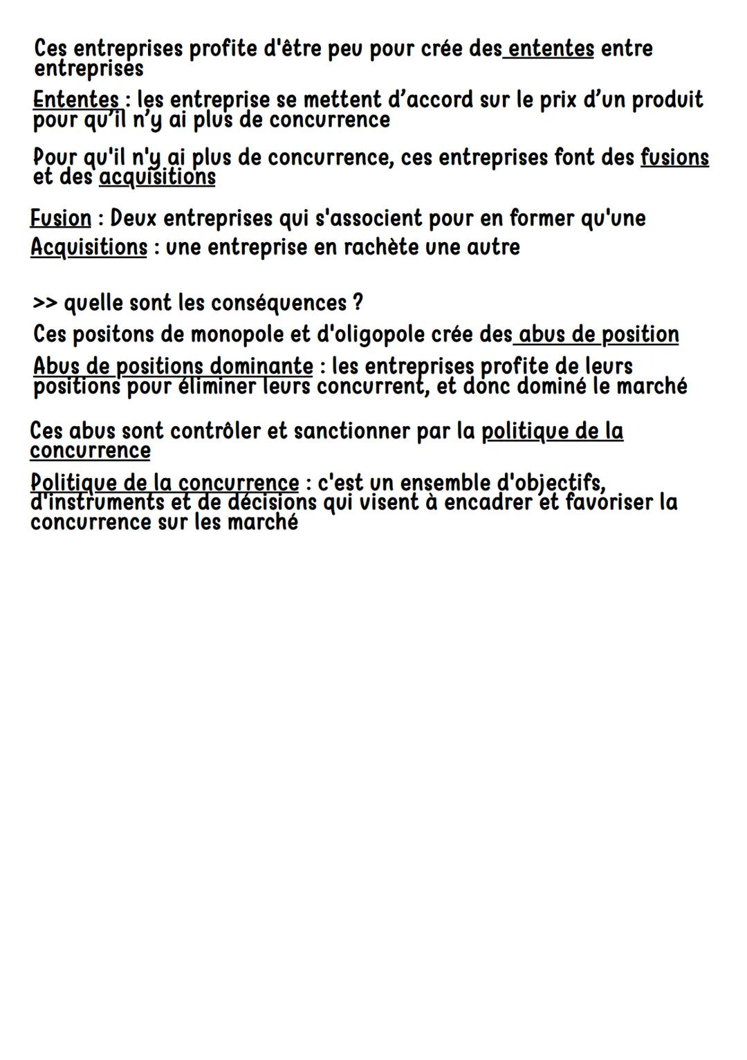 Le marché imparfaitement
concurrentiel
>> qu'est ce qu'un marché ?
C'est un lieu virtuel ou réel où se rencontre l'offre et la demande
de bi