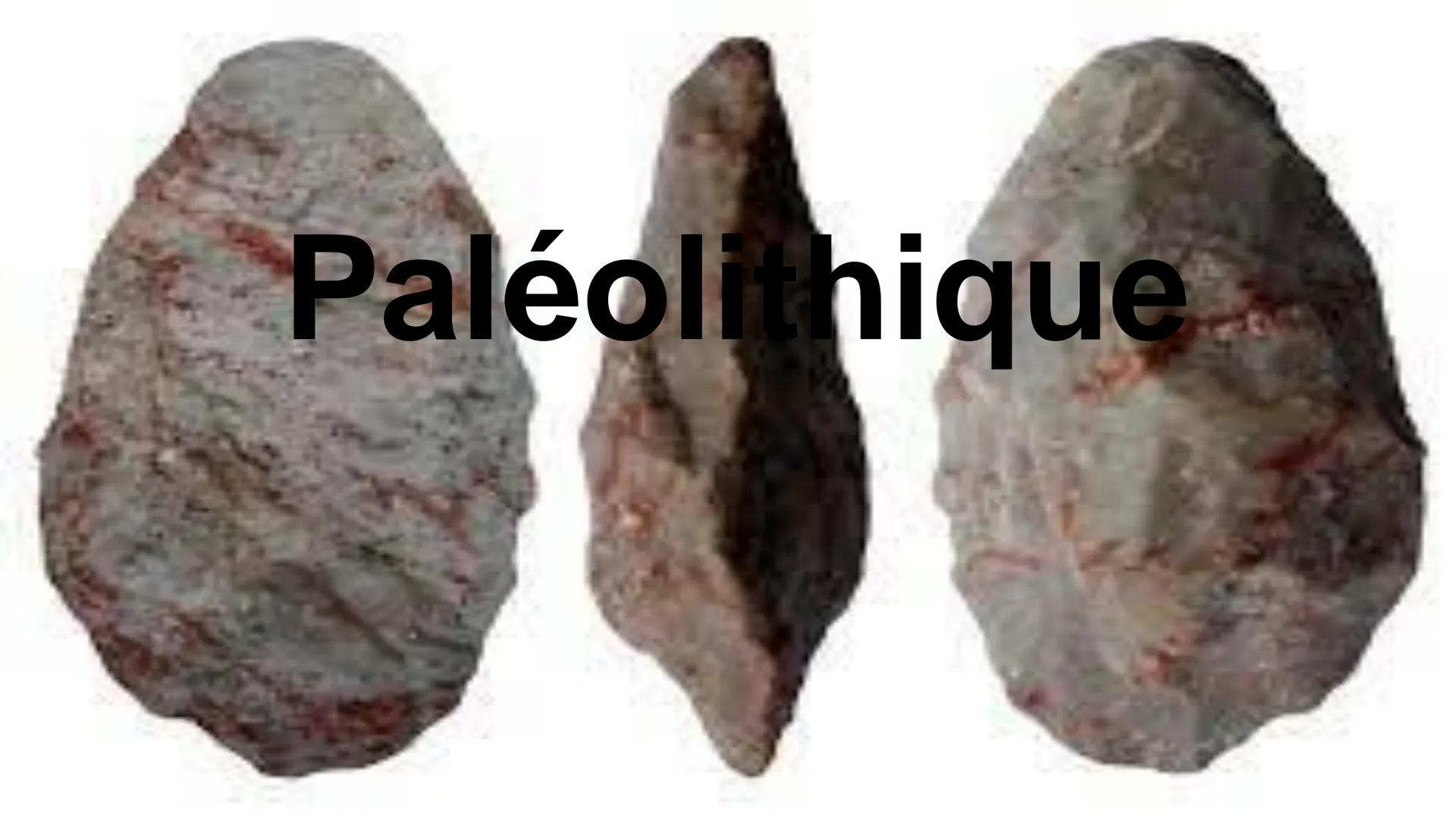 LA PRÉHISTOIRE
La préhistoire est une grande période de humanité.
Elle commence en - 3 millions d'années avant J-C.
Elle réunit plusieurs pé