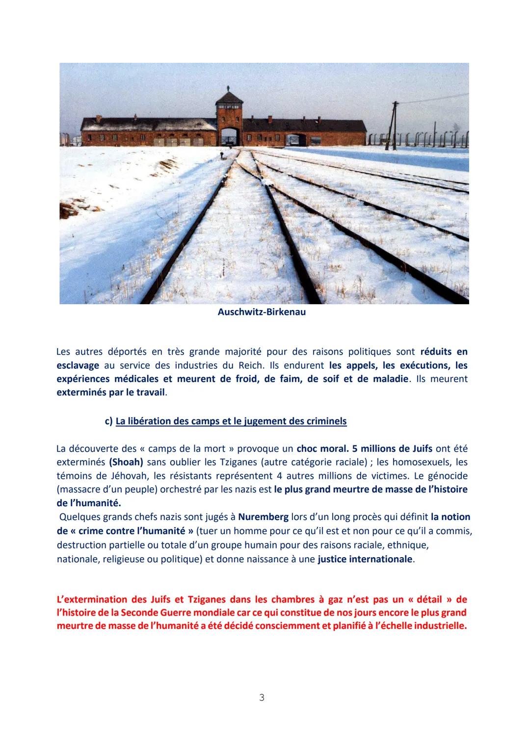 # Fiche de révision brevet Histoire
# La Seconde Guerre mondiale :
## une guerre d'anéantissement
### (1939-1945)
Une paix manquée, la cri