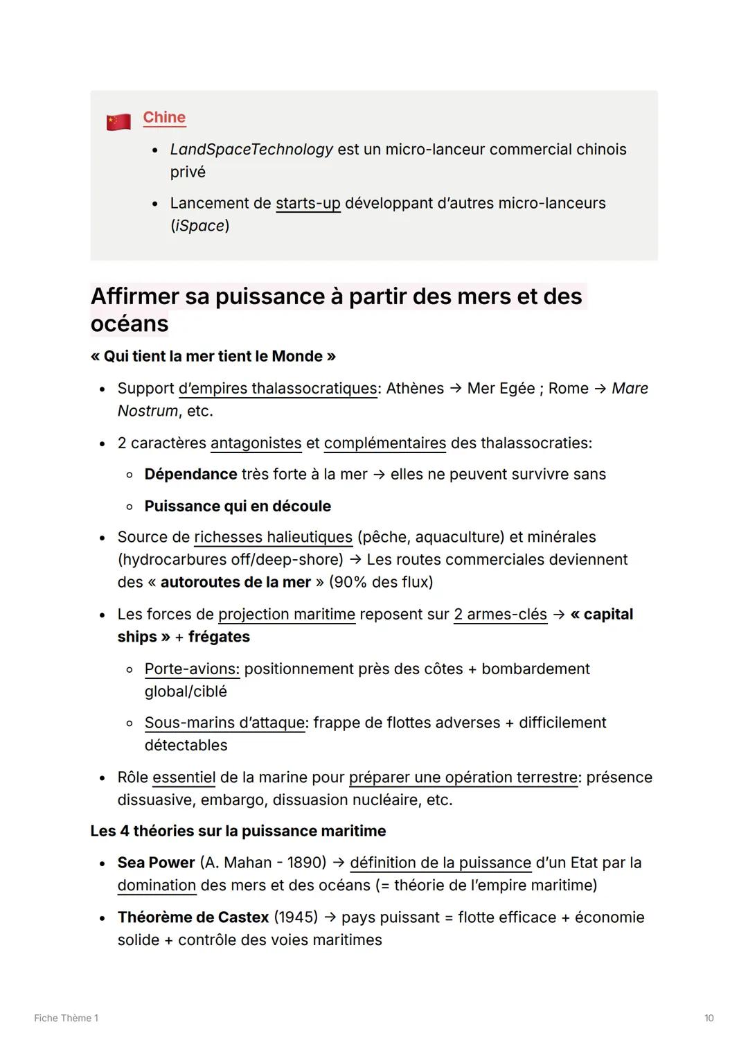 #
Fiche Thème 1
Introduction
• La Terre est le seul objet céleste connu pour abriter la vie
• "L'océan mondial" occupe 71% de la surface ter