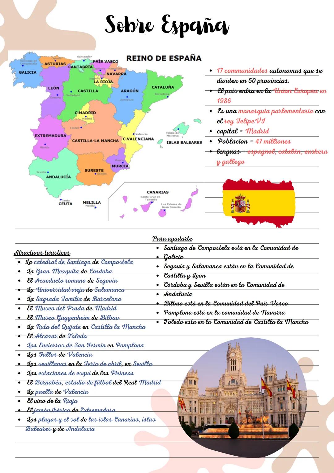 Santiago de
Compostela
GALICIA
●
●
●
●
●
●
●
●
●
Atractivos turísticos
●
●
●
●
●
ASTURIAS
●
LEÓN
EXTREMADURA
Mérida
Sevilla.
CANTABRIA
Valla