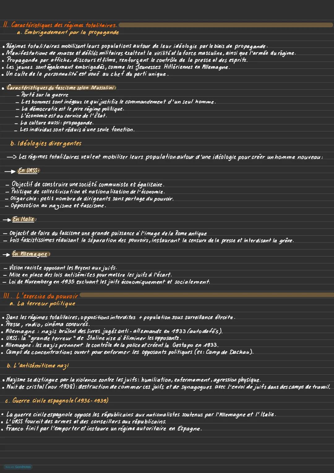 LES REGIMES TOTALITAIRES
(Soviétique, fasciste nazi)
Introduction
- 16M → traumatisme en Europe.
- Crises morales et politiques
- Emergences