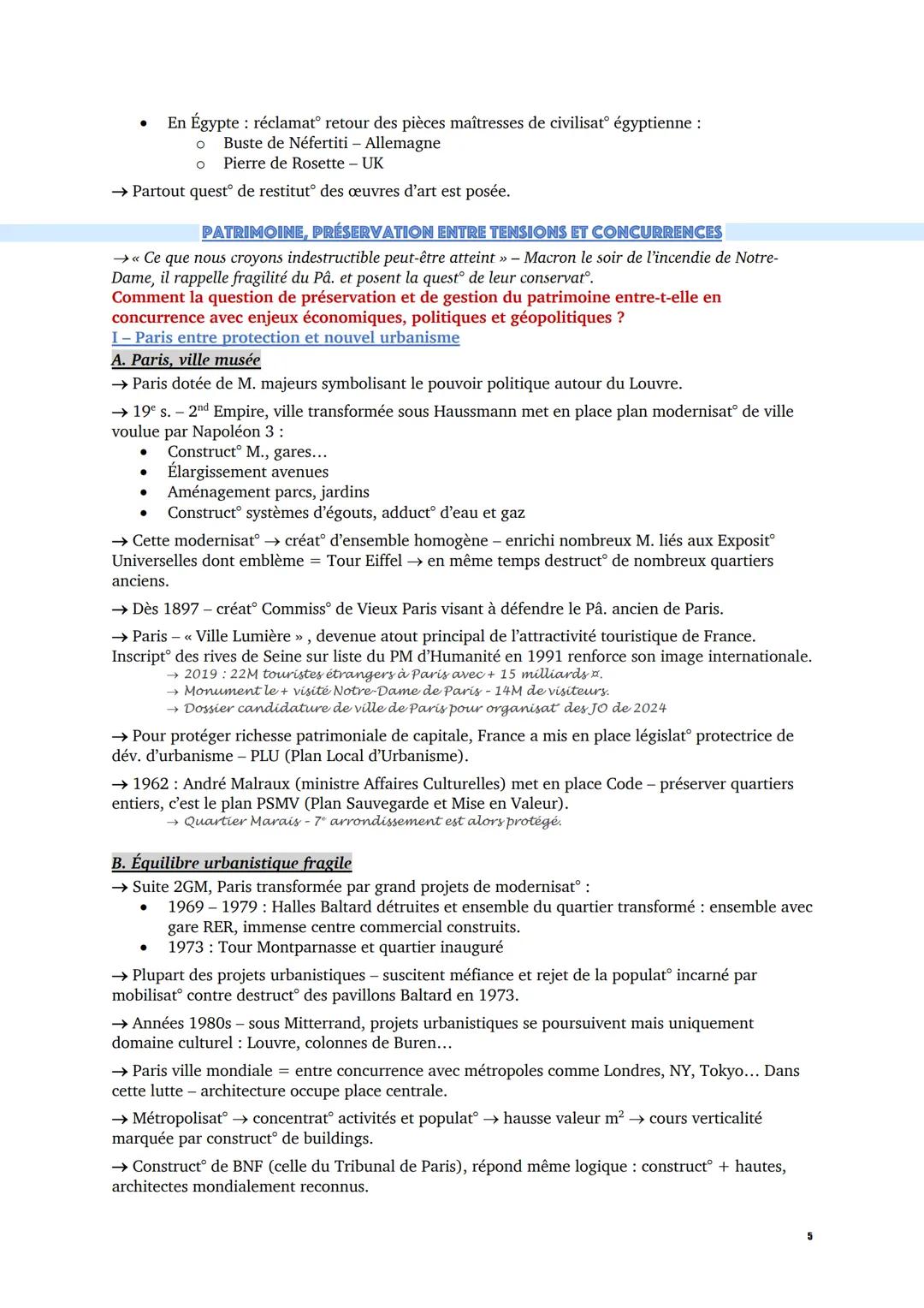Comment la notion de patrimoine s'est-elle construite et imposée en France et dans le
monde ?
Identifier, protéger et valoriser les patrimoi