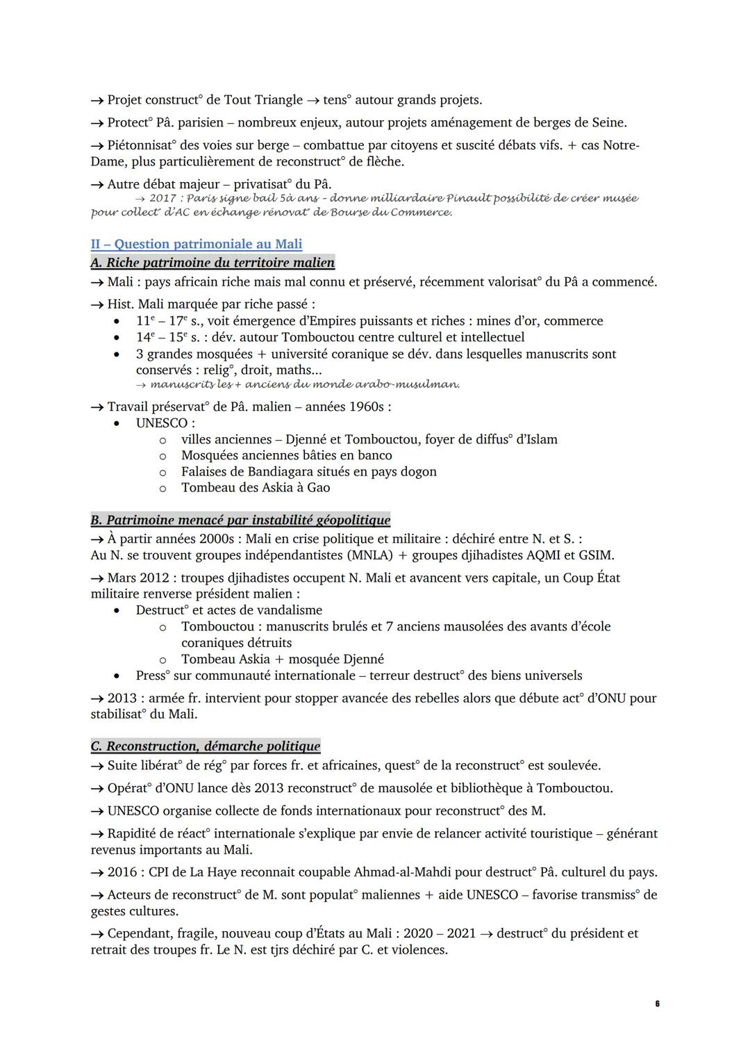 Comment la notion de patrimoine s'est-elle construite et imposée en France et dans le
monde ?
Identifier, protéger et valoriser les patrimoi