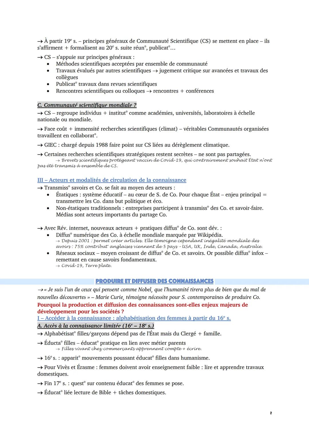 # L'enjeu de la connaissance
PARTAGER LE CONNAISSANCE: INTRODUCTION
Quels sont les modes d'accès et partage de la connaissance ?
I- La socié