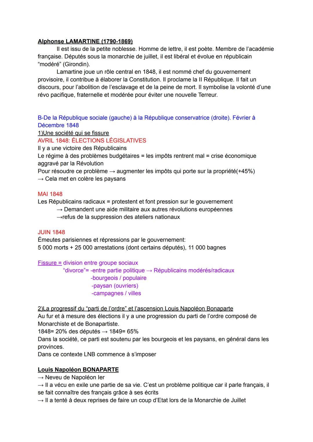 La France dans l'Europe des nationnalités
Politique et société (1848-1871)
Dates:
1848: Printemps des peuples
-llème République
1871: guerre