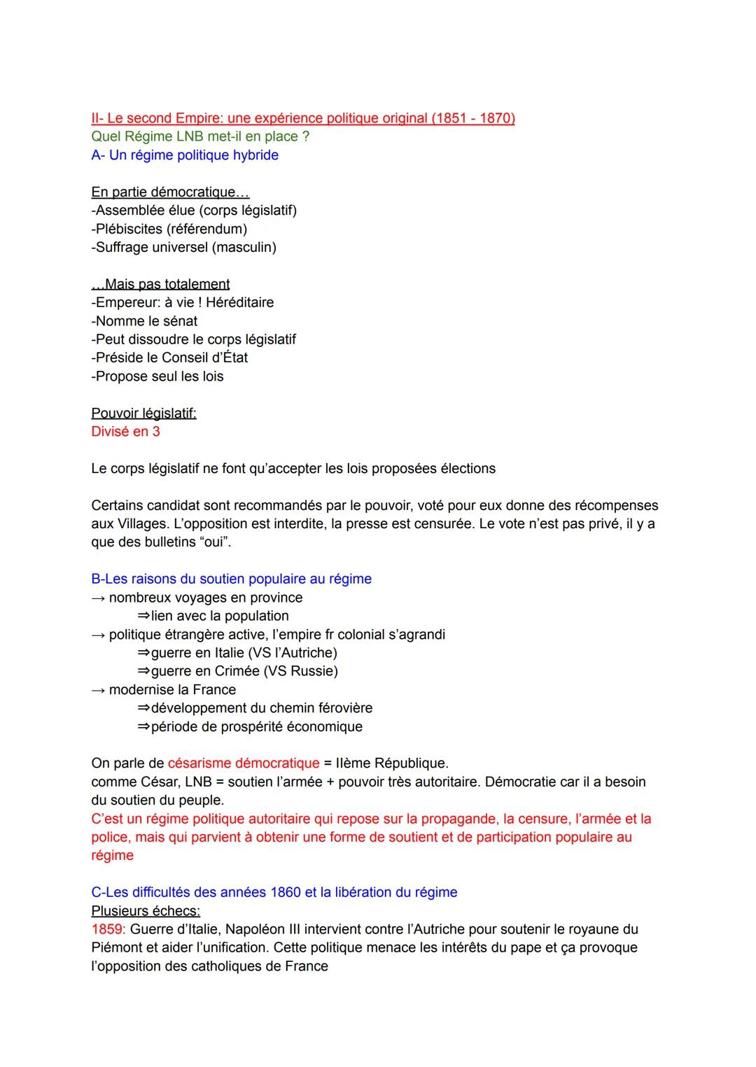 La France dans l'Europe des nationnalités
Politique et société (1848-1871)
Dates:
1848: Printemps des peuples
-llème République
1871: guerre