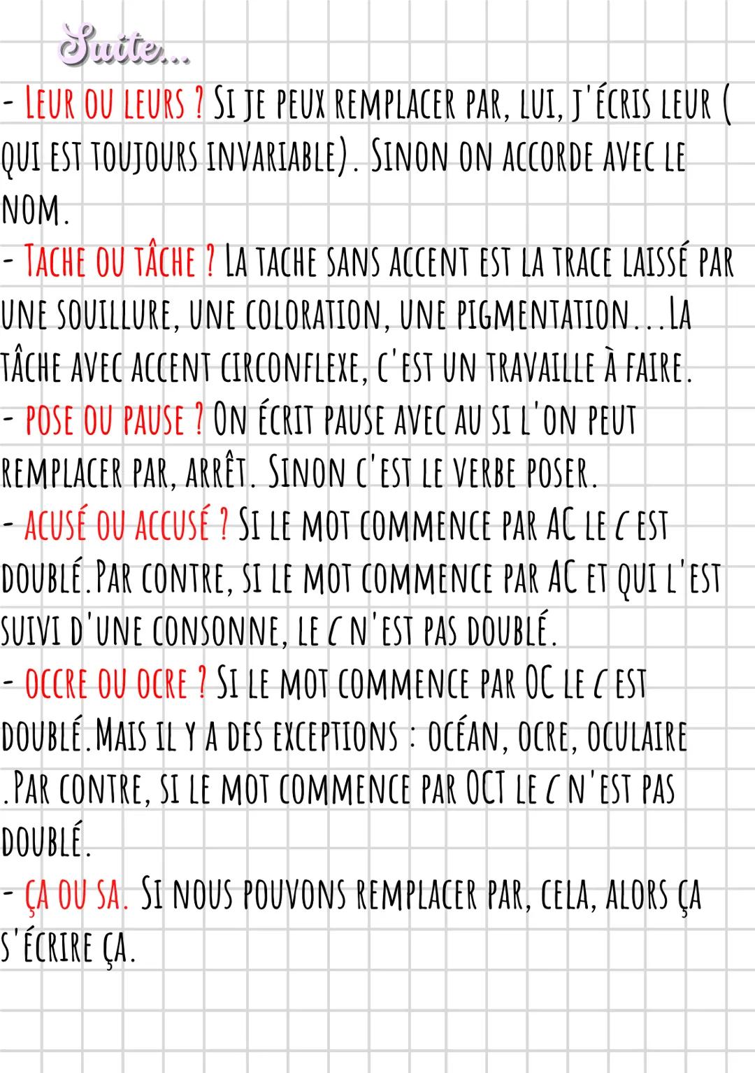 Français
Réaliser une bonne trace écrite
C'est quoi?
Souvent dans les années collège et parfois lycée,
devrez écrire des traces écrites, sur