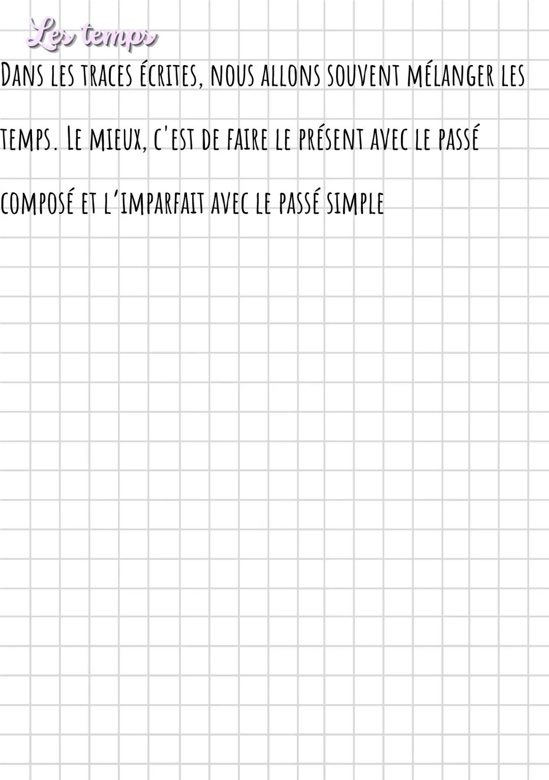 Français
Réaliser une bonne trace écrite
C'est quoi?
Souvent dans les années collège et parfois lycée,
devrez écrire des traces écrites, sur