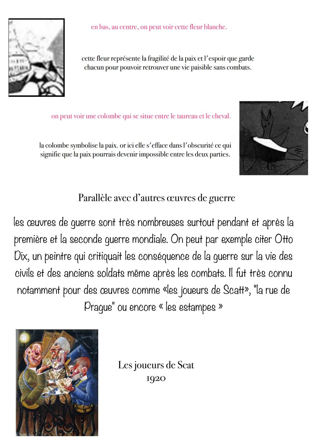 # GUERNICA
Quelques repères historiques
En 1937, l'Espagne était en pleine guerre civile opposant les
nationalistes aux républicains. Guer