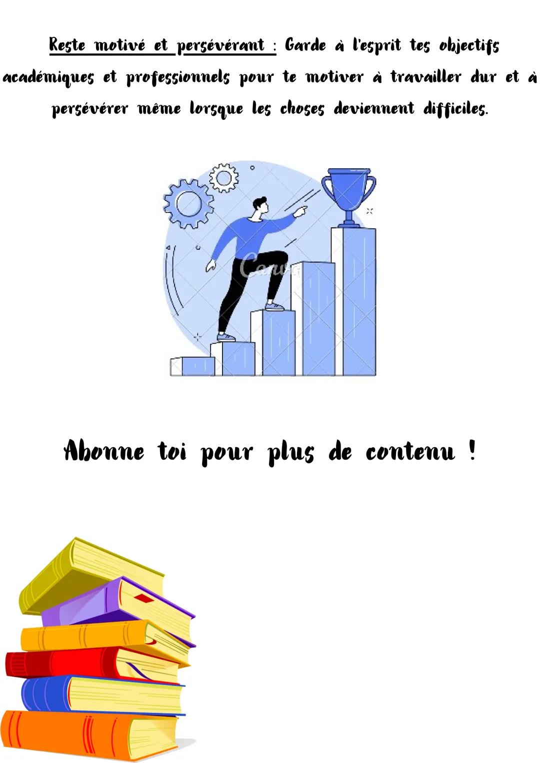 # Comment avoir une bonne
moyenne générale ?
Réponse à Kelissa Assiste régulièrement aux cours : Étre présent en classe te permet
de mieux
