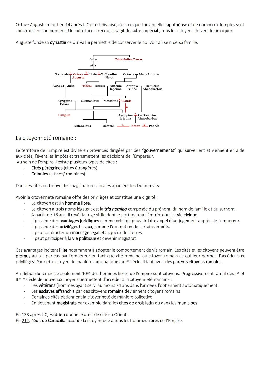 L'Empire romain
Lorsqu'on étudie la fondation de Rome, il est important non seulement de prendre en compte mais aussi de distinguer
le passé