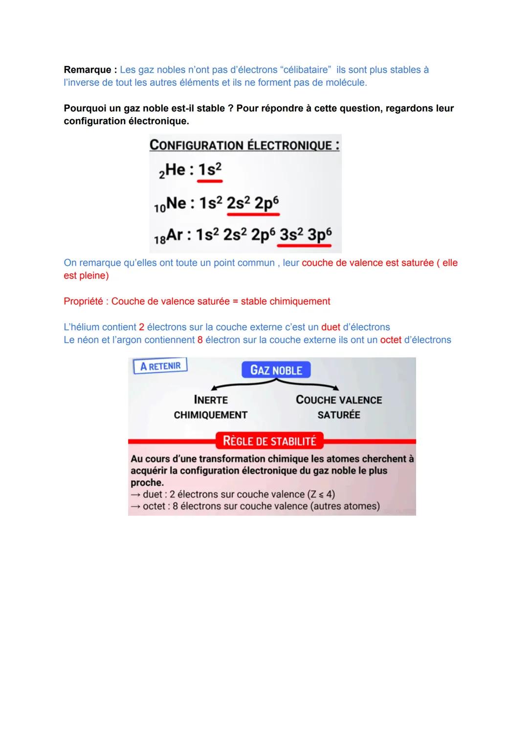 Physique-Chimie
Comment écrire une configuration électronique d'un atome?
Définition: répartition des électrons autour du noyau dans les dif