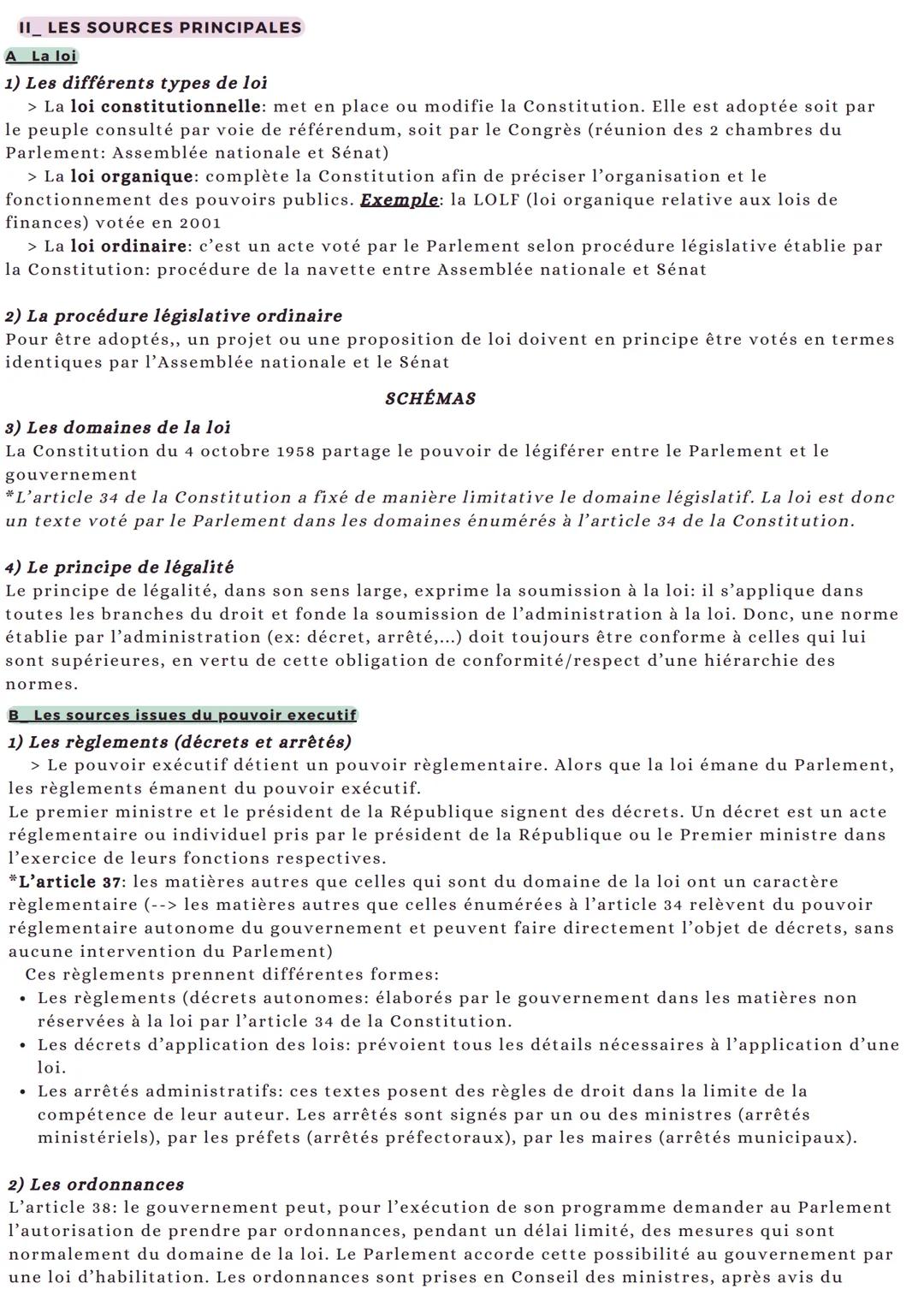 DROIT
CHAPITRE 4: LES SOURCES DU DROIT
INTRO
Le droit est l'ensemble des règles juridiques qui régissent la vie des hommes en société. On
ap