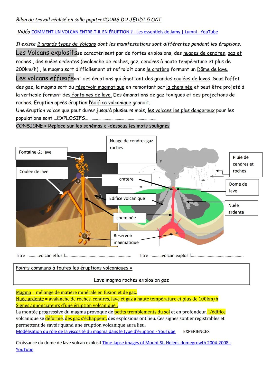 Exemple de catastrophes :
Tempête, inondations, tremblement de terre, incendies, éruptions volcaniques,
pollution air, pollution eau
L'hom