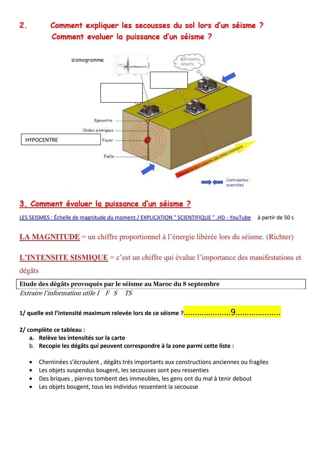 Exemple de catastrophes :
Tempête, inondations, tremblement de terre, incendies, éruptions volcaniques,
pollution air, pollution eau
L'hom