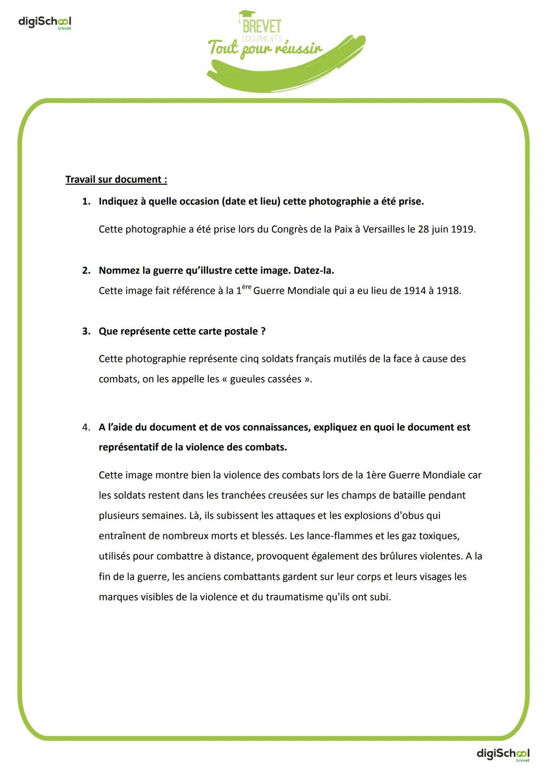 digiSchool
BREVET
DOCUMENTS
brevet
Tout pour
réussir
CORRECTION
DNB METROPOLE
SESSION 2014
HISTOIRE - GEOGRAPHIE - ECJS
PREMIERE PARTIE: HIS
