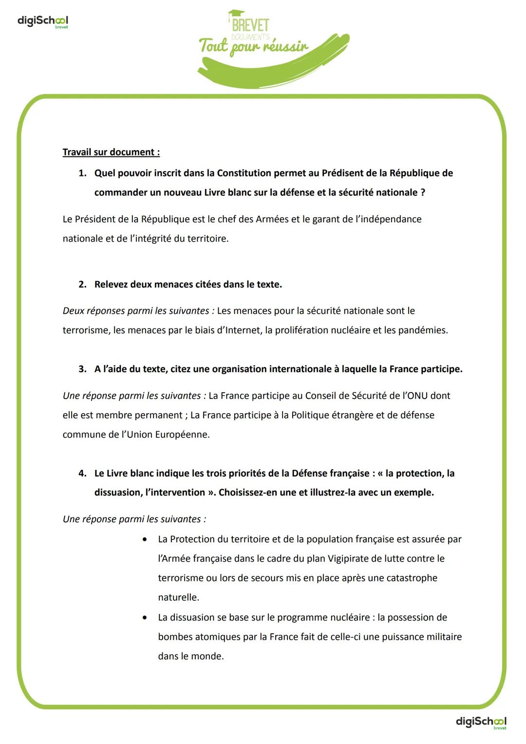 digiSchool
BREVET
DOCUMENTS
brevet
Tout pour
réussir
CORRECTION
DNB METROPOLE
SESSION 2014
HISTOIRE - GEOGRAPHIE - ECJS
PREMIERE PARTIE: HIS