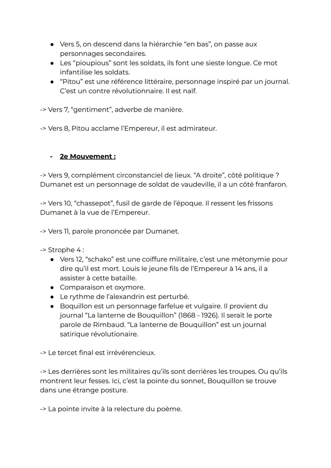 Français - Texte n°7:
Objet d'étude: La poésie du XIXe au XXIe siècle
Titre : Arthur Rimbaud - "Cahiers de Douai" - "L'éclatante victoire de